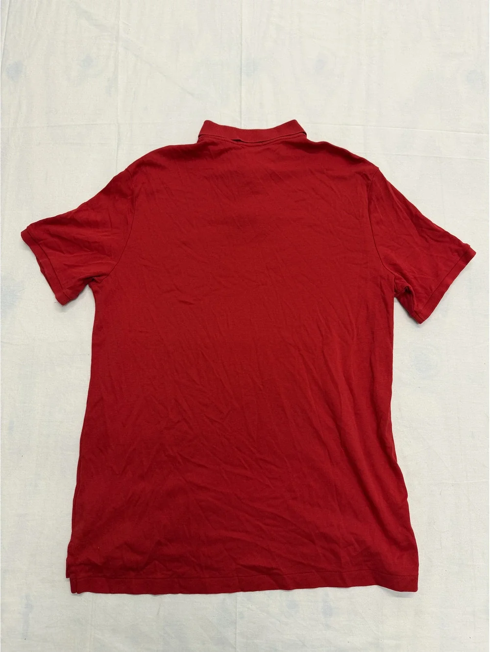 Polo Ralph Lauren Red Cotton Polo Shirt Size Large